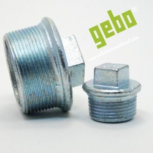 Заглушка 1 1/2" н/р чугун GEBO Platinum