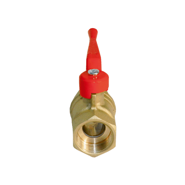 Кран шаровый 1/2" г/г рычаг латунь (БОЛОГОЕ) — изображение 3
