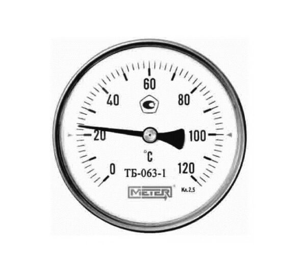 Термометр 63*1/2 120C шток 50мм