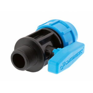 Кран 25х3/4" нар. ПНД