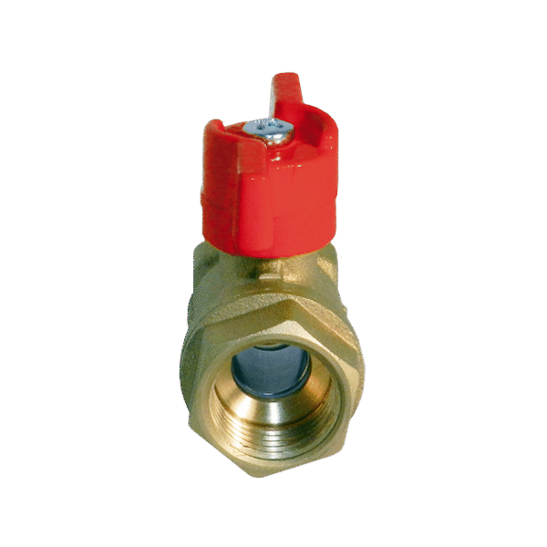 Кран шаровый 1/2" г/г бабочка латунь (БОЛОГОЕ/VALFEX) — изображение 2