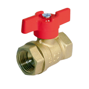 Кран шаровый 1/2" г/г бабочка латунь (БОЛОГОЕ/VALFEX)