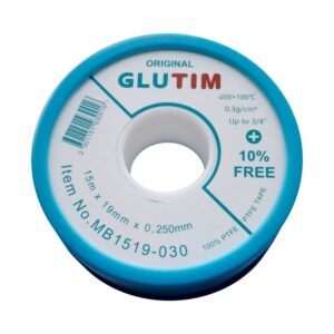 Фум-лента ПРОФ 10м. х 12мм 0,075мм. GLUTIM