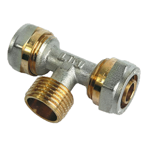 Тройник м/п 26х3/4шх26