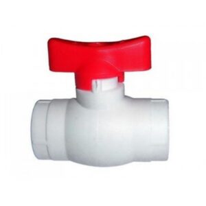 Кран шаровый 25 бабочка полипропилен