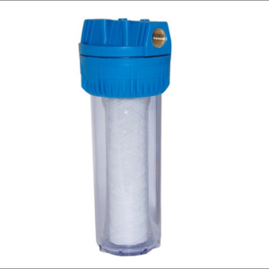 Фильтр магистральный 10* с  прозрачной колбой 1/2 АКВАСТИЛЬ/GIDROX