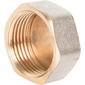 Заглушка 1"1/2 вн.резьба латунь